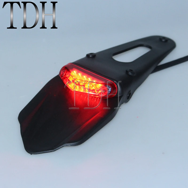 Мотоцикл LED задний тормозной фонарь Fender номерные знаки для кронштейн держатель