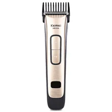 Kemei Электрический триммер волос Портативный Перезаряжаемые машинка для стрижки волос Бритва Беспроводная Регулируемый Clipper
