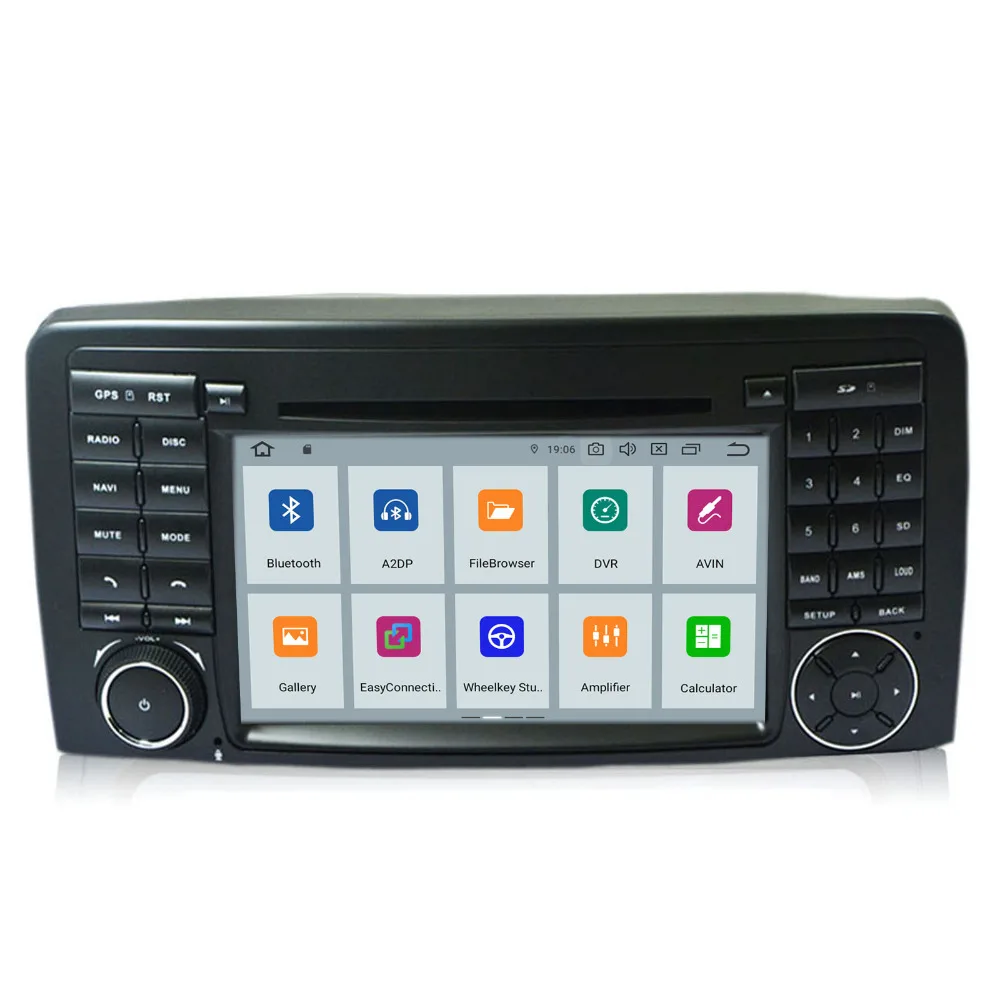 Flash Deal COIKA 7" Quad Core Android 9.0 Car Head Unit DVD PlayerFor Mercedes-Benz W251 R280 R300 R320 R350 R500 GPS Navi Radio WIFI 4G BT 1