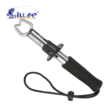 

iLure Portable Fishing Grips Stainless Steel Fish Lip Grip Grabber Strong Fishing Gripper 18cm Fishing Tackle Pesca