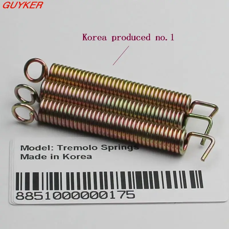 

Set of 3 Tremolo Strat Guitar Bridge Tension Springs in Korea