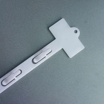 

Plastic PP Retail Hanging Merchandise Clips Strips W19mm Products Display For Supermarket Store Promotion L785mm 100pcs