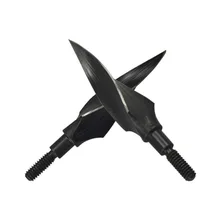 3/6 шт. стрельба из лука Broadheads советы Дротика s охота стрелы Сталь сменный стрелка головка Охотный арбалет с употреблением желтого зубчика-соединения изогнутый лук Дротика