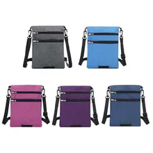 Двусторонняя двойного назначения контраст Цвет сумка Fashionabe сумка нейлон Водонепроницаемый мобильного телефона сумка шеи-висит