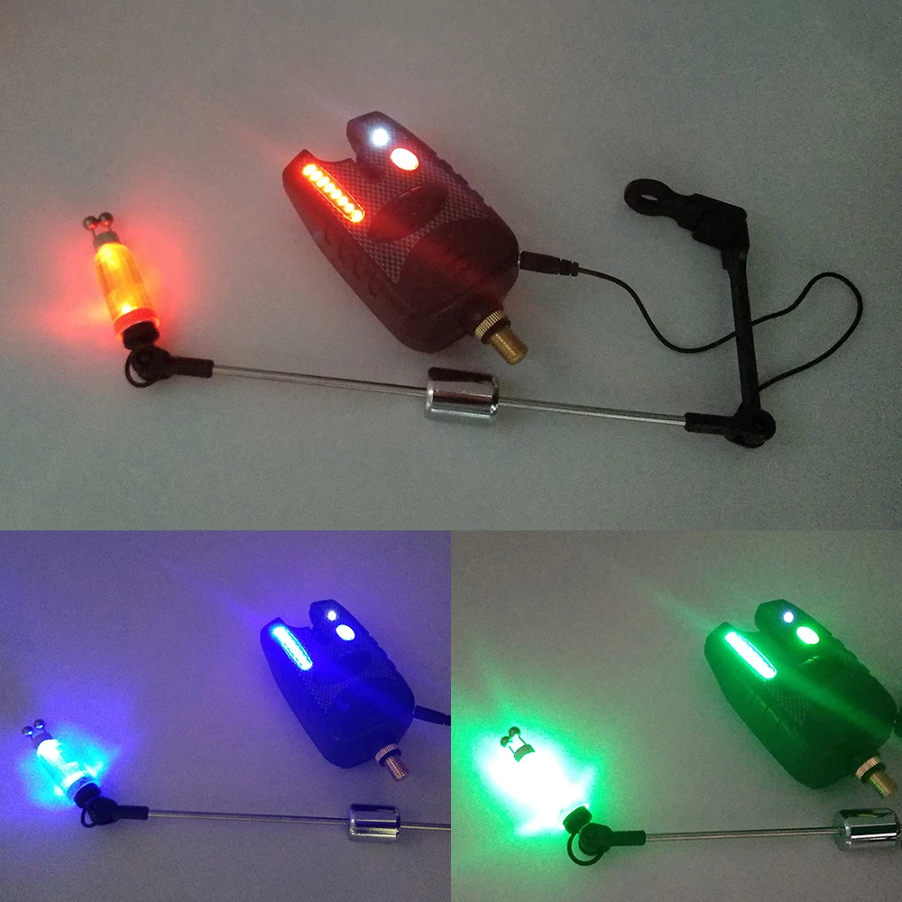 Najtaniej Hirisi alarm zgryzowy karpiowy 8 LED ze wskaźnikiem wędkarskim dla wędkarzy karpiowych