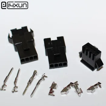 

Sample 50sets JST 2.54mm SM2.54 4Pin 4P Lighting Car Connector Female and Male Plug Jack with Terminals