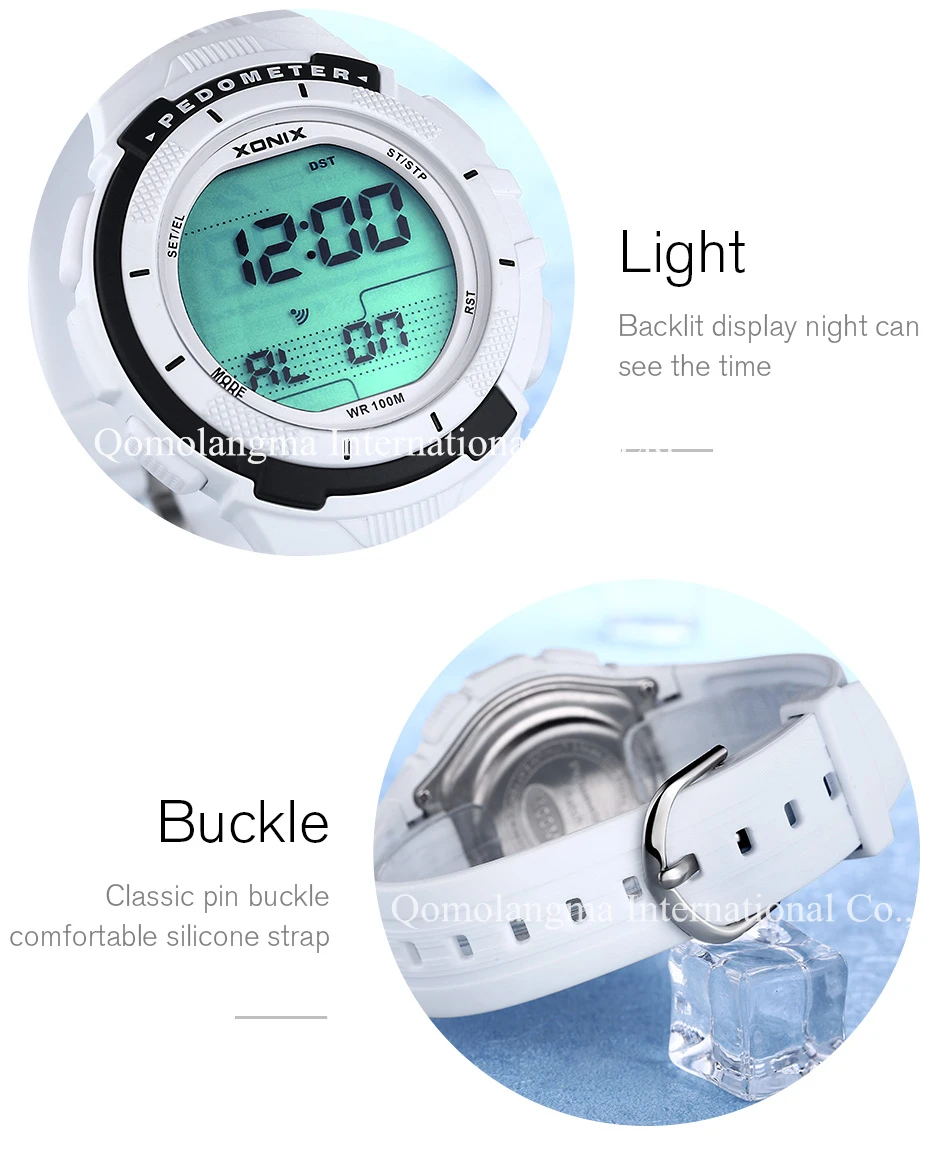 Горячо! Шагомер калорий женские спортивные часы водонепроницаемые 100 м цифровые часы для бега плавания и дайвинга наручные часы Montre Femme