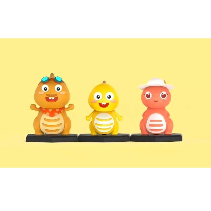 VIPKID Дино семья ПВХ динозавр Мег и майка брелок плюшевые игрушки куклы детские для