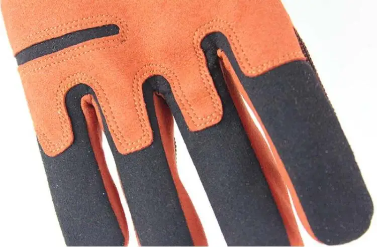 Полный Палец Тактический перчатки для единоборств Велоспорт Спорт фитнес Анти-скольжение горные оранжевый камуфляжные перчатки