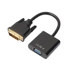 DVI-D 24 + 1 булавки штекерным VGA 15Pin женский активный кабель адаптер конвертер * Нет