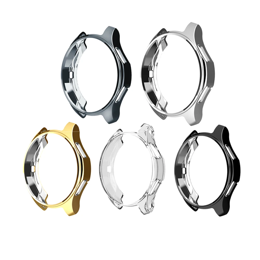 

For Samsung Gear S4 Frontier TPU Plated Case, Soft Scractch-Resistant Frame Cover Slim Shiny Plated TPU Case for Samsung Gear S4