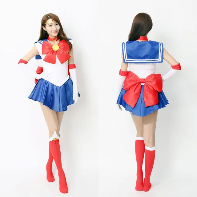 Anime Sailor Moon Cosplay Costume Sailor Moon Carnaval Halloween Party ...