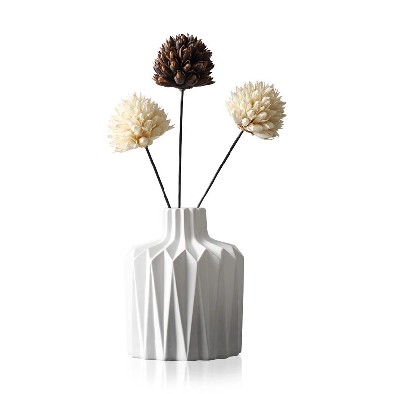 Складная бумажная керамическая ваза арт дизайн Спальня Кабинет вазы плантаторы Роскошный домашний декор