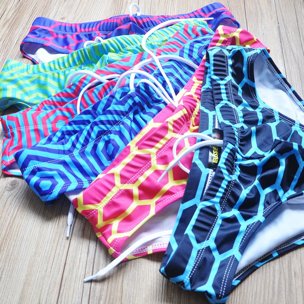 Мужские камуфляжные плавки с низкой посадкой заниженной талией|briefs swim|gay swimwear