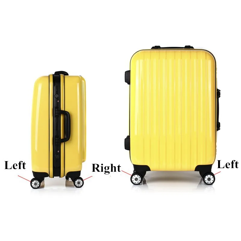 Замена багажных колес, ремонт резиновое колесо тележки для багажа аксессуары, ремонт Спиннер колеса для чемоданов W046
