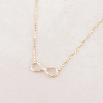 

Fashion 8Infinity Necklace in Gold In Gold