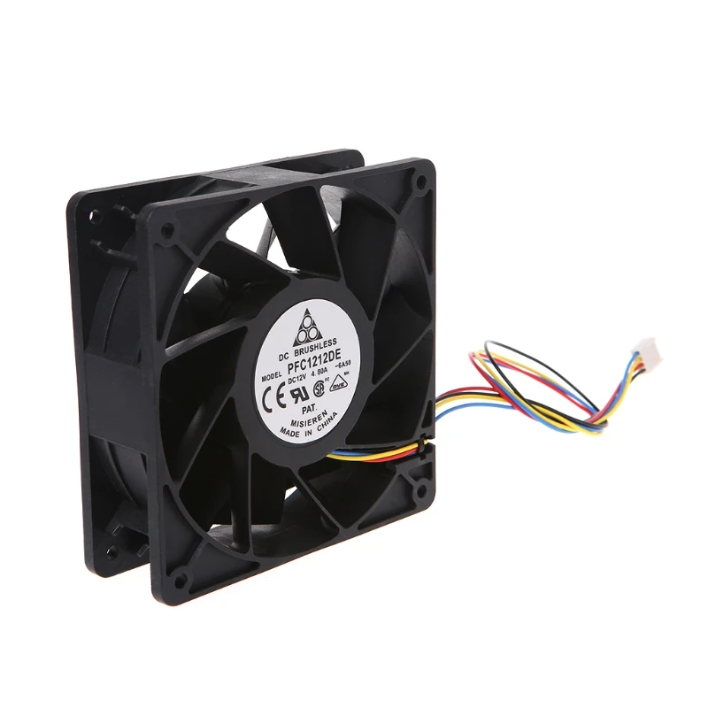 

Computer Cooling Fan 120x120x38mm Brushless DC12V 4.8A 11-Blade Cooling Fan 12038 For Delta PFC1212DE