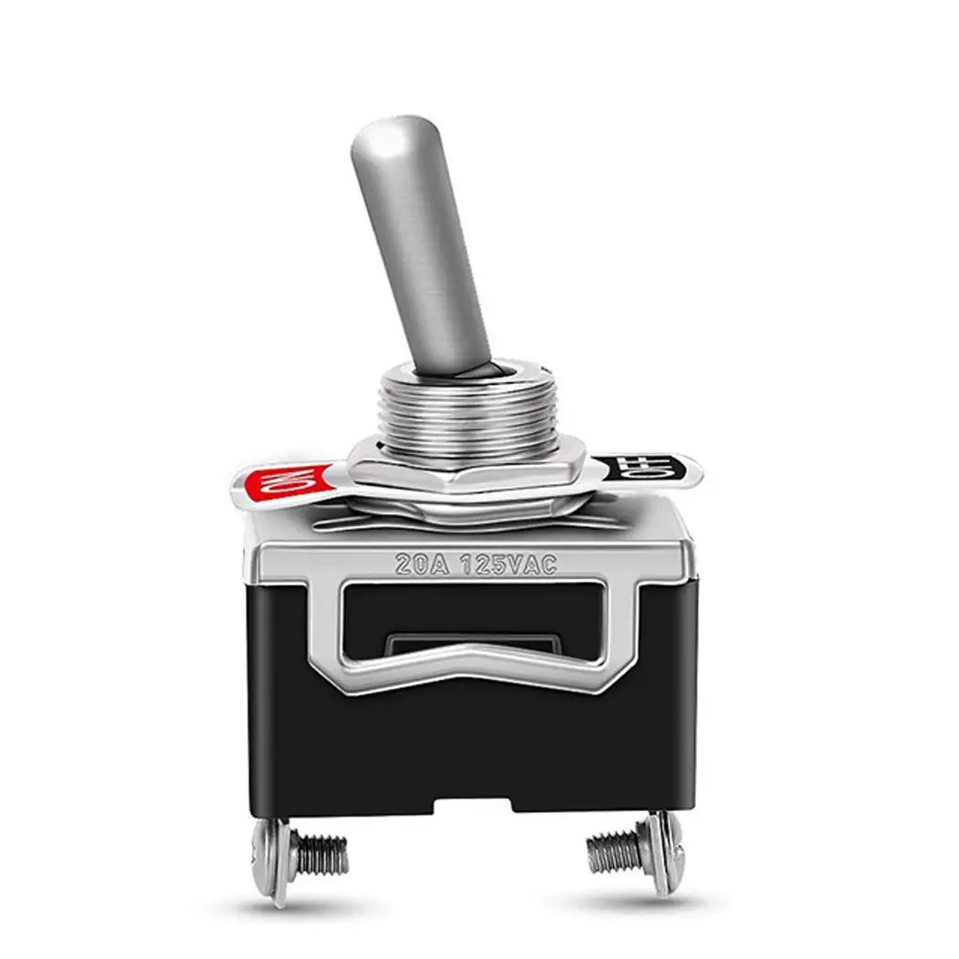 

Heavy Duty Toggle Switch 2 Pin 5000 times 1000M 0.01 5 x ON/OFF 1 x 250V Metal Waterproof Toggle Switch 10 x