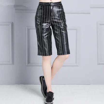 

2019 Women High Waist Slim Sheepskin Print Pants KP8