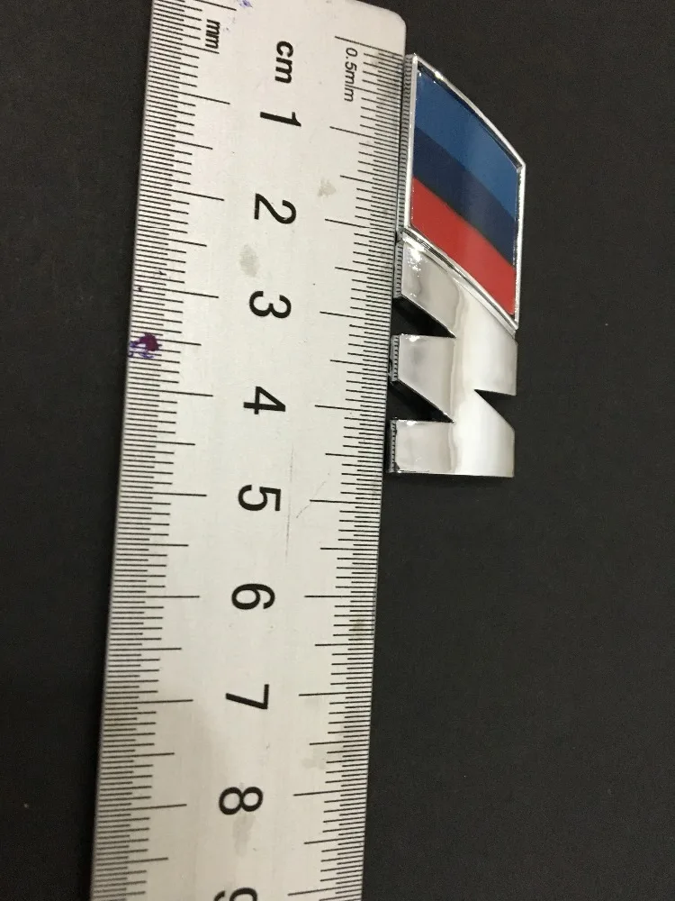 

new abs chrome or Black M3 M5 M6 Small ///M Power Vip Car Trunk Lid Sticker Badge Emblem 40pcs