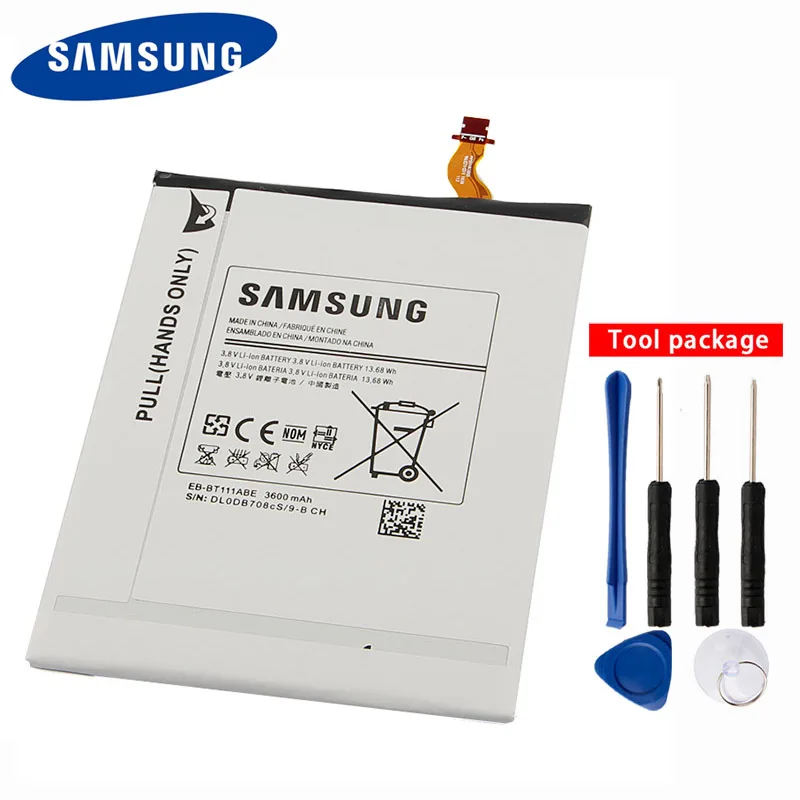 

Original Samsung EB-BT111ABE For Samsung SM-T110 SM-T111 T116 EB-BT115ABC Authentic Tablet Battery 3600mAh