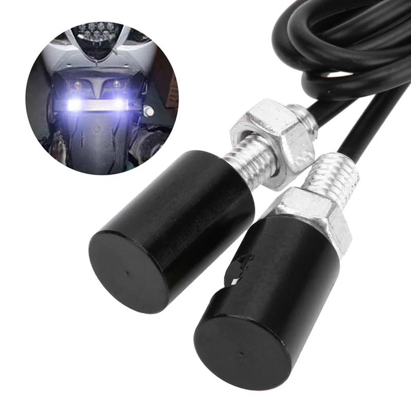 2Pcs Black Led Car Tail Lamp Motorcycle Light Emitting Diode License Plate Bolt Automotive Eagle Eye Moto Accessories huismerk kopen in de aanbieding 2Pcs Black Led Car Tail Lamp Motorcycle Light Emitting Diode License Plate Bolt Automotive Eagle Eye Moto Accessories huismerk kopen in de aanbieding