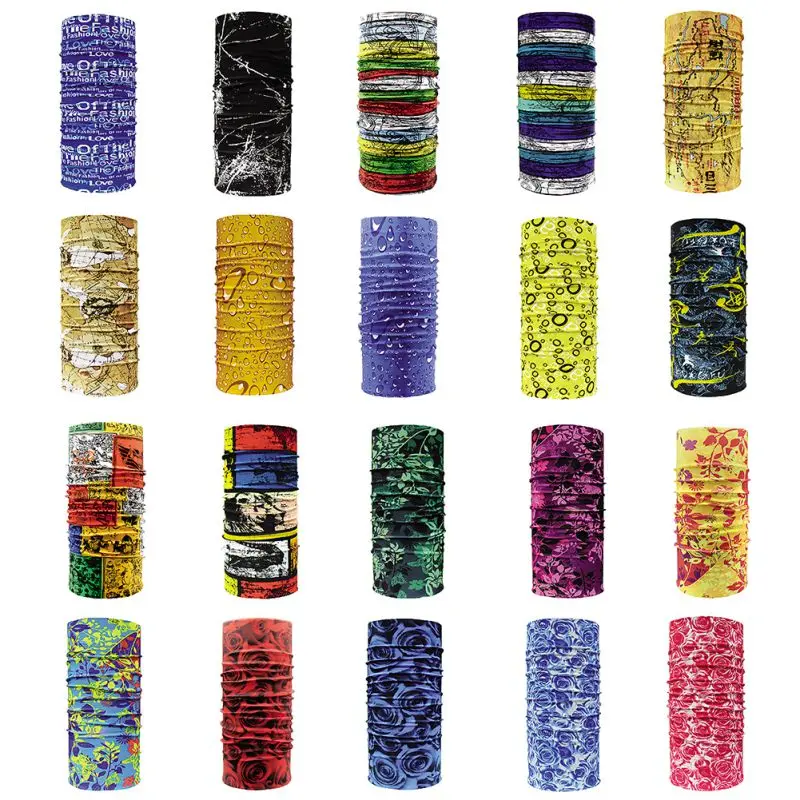

Multi Functional Multi-color Seamless Bandanas Head Magic Headband Wrap Head Bicycle Frauen Schal