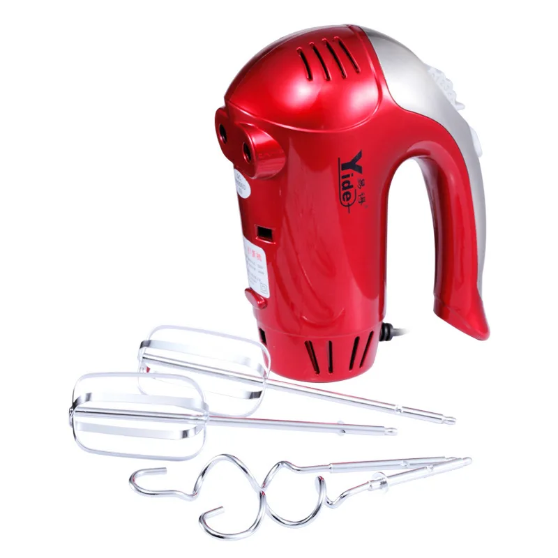 

Multi-function Electric Hand-held Egg Beater Egg Mixer Dough Mixer Baking Tool Pure Copper Motor