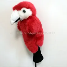 Маленький попугай Гольф проход древесина головной убор плюшевые животные лес гольф крышка Забавный подарок для мужчин и женщин