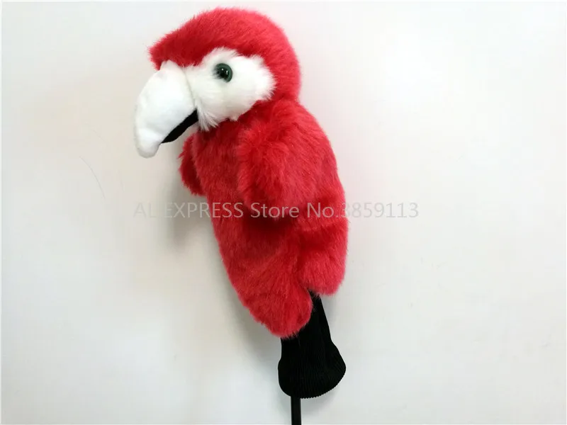 Little Parrot Golf Fairway Woods Headcover Plush Animal Woods Golf