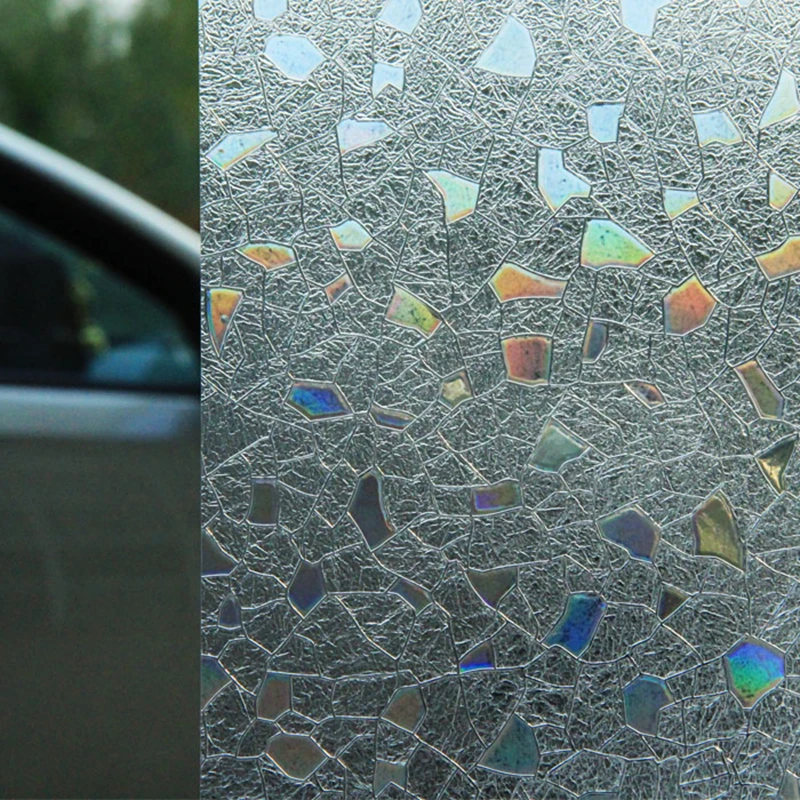 FANCY FIX Window Film,3D Self adhesive Static Cling Glass sticker