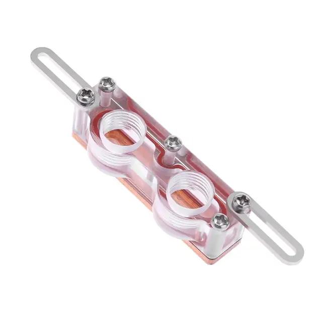 Special Price 6cm Acrylic G1/4 Thread Computer MOS Cooler MOS Waterblock Water Cooling Block for Motherboard Power Supply Graphics video Card