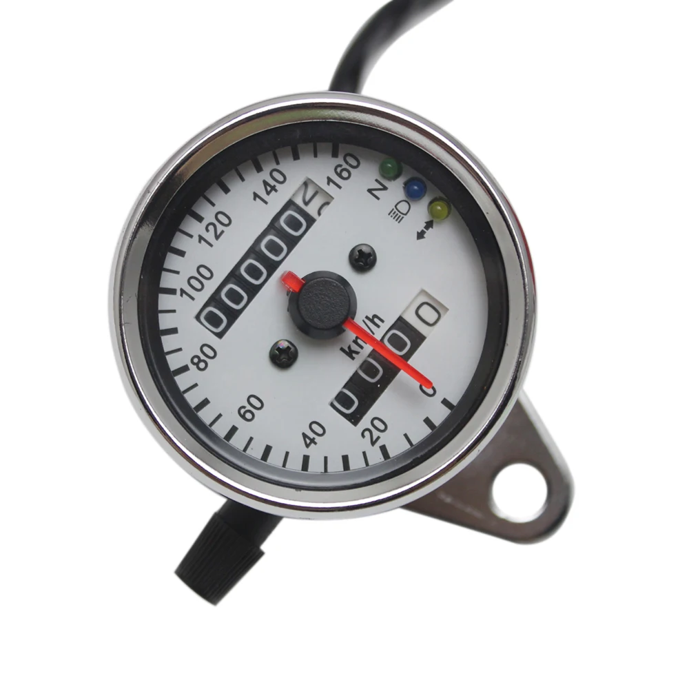 Universal Motorcycle Speedometer Odometer 12V Motorcycle Dual Speed