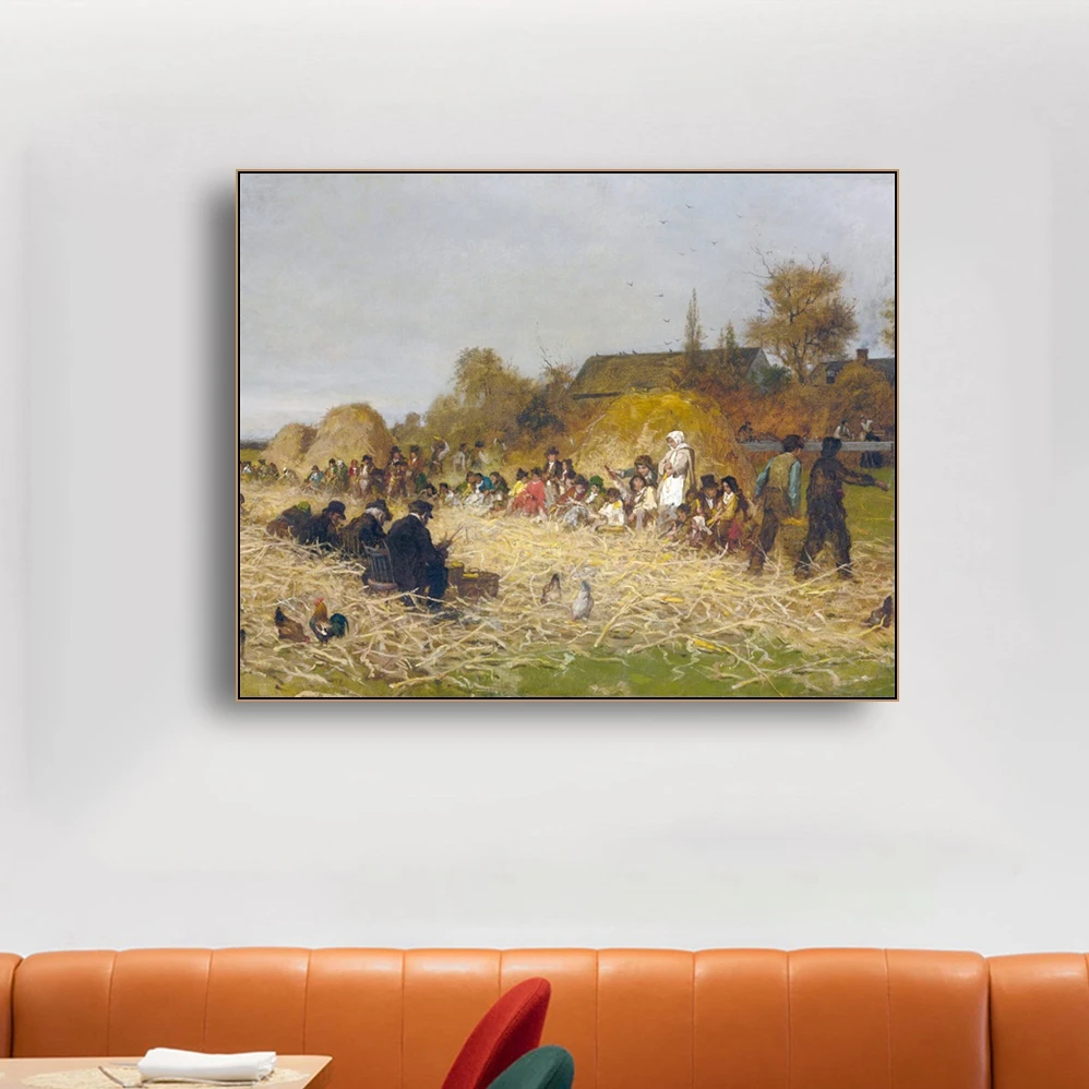 

Painter Field Famous Oil Painting Wall Canvas Painting Calligraphy Poster Print Decorative Picture for Living Room Home Decor