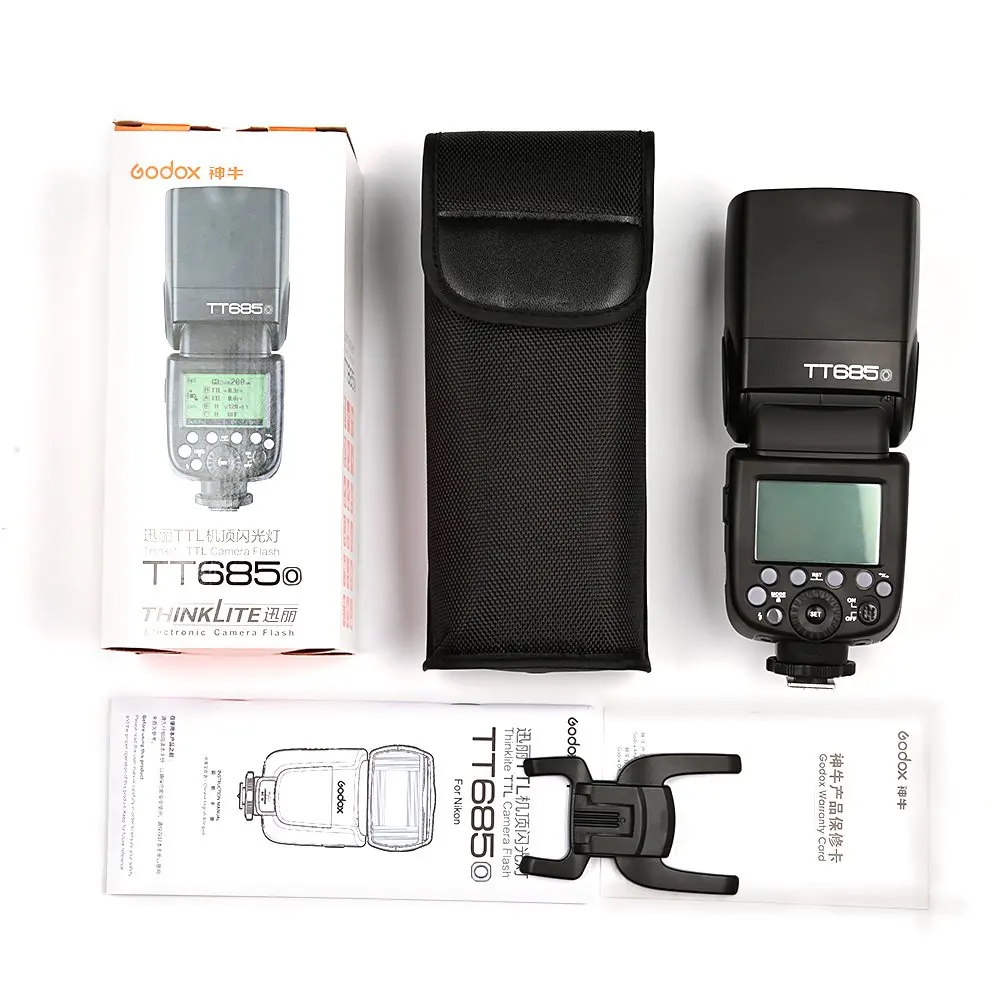 Вспышка Godox TT685O Speedlite TTL HSS Высокоскоростная синхронизация 1/8000s GN60 Speedlight для камер