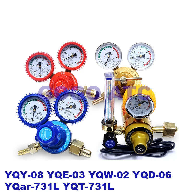 

Oxygen meter/acetylene/nitrogen propane/table, argon/nitrogen pressure reducer CO2 heating pressure gauge reducing valve