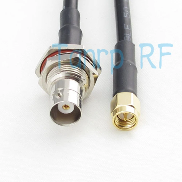 10pcs 20inch RG316 SMA Male to SMA Male plug RF Pigtail Coax Jumper Cable 50CM
