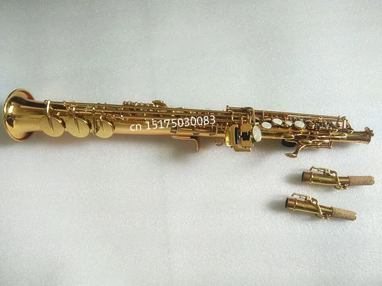 

Model high pitch Bb soprano saxophone superaction SS-R54 musical instrument was flat saxofone super action