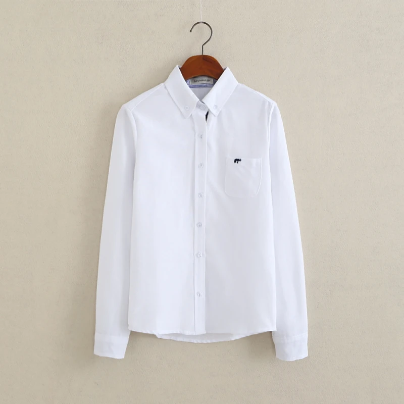 Ladies dress blouses with collars wholesale