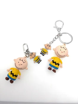 

20 pcs Popular Japanese anime peanut dogs boys 3D PVC Key Chains Pendant kids Gifts Party Favors s001