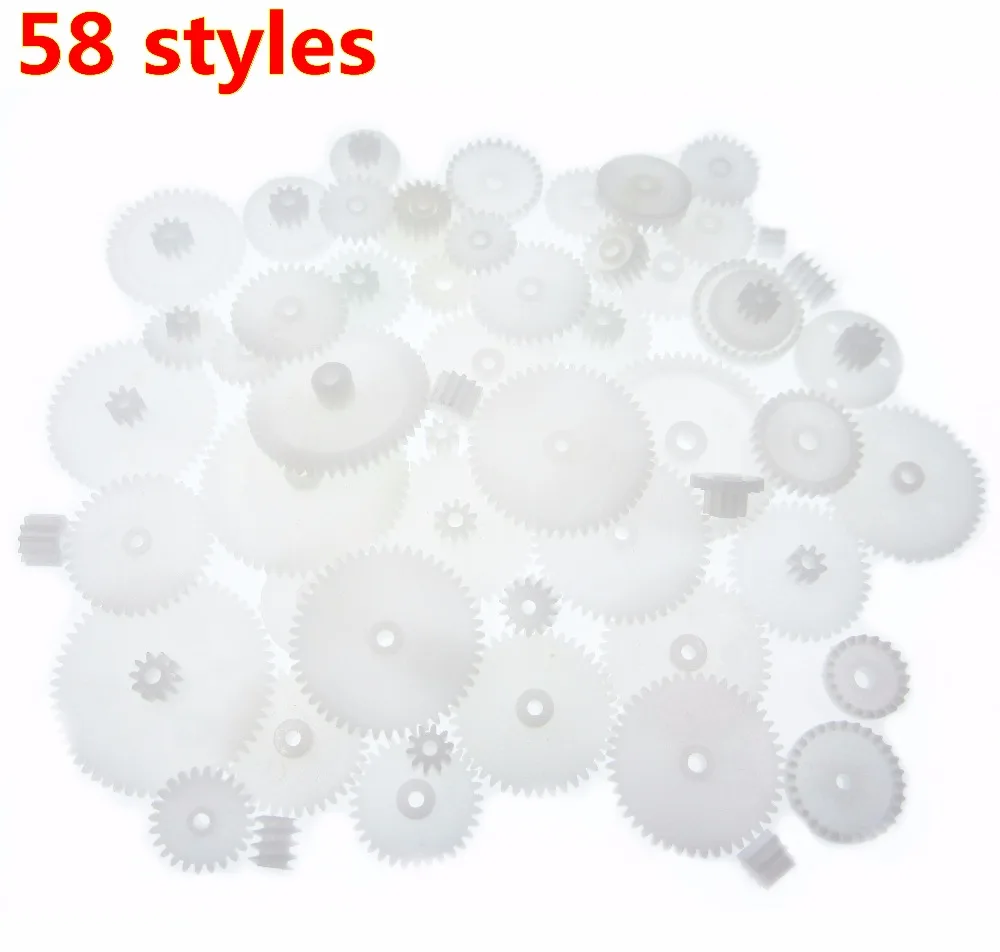 Power Transmission 60pcs/lot K012b Plastic Gear Set DIY Rack Pulley Belt Worm Single Double Gears Sell at A Loss USA Belarus Ukraine Power Transmission 60pcs/lot K012b Plastic Gear Set DIY Rack Pulley Belt Worm Single Double Gears Sell at A Loss USA Belarus Ukraine