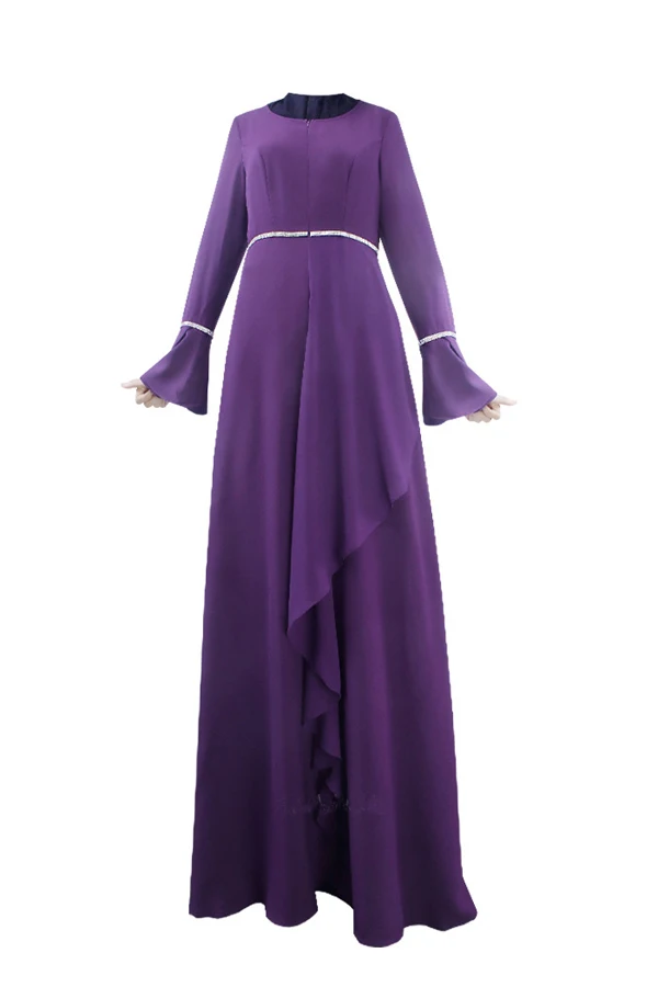 4 Colors Islamic Abaya Muslim Kaftan Dress Arabic Pakistan 