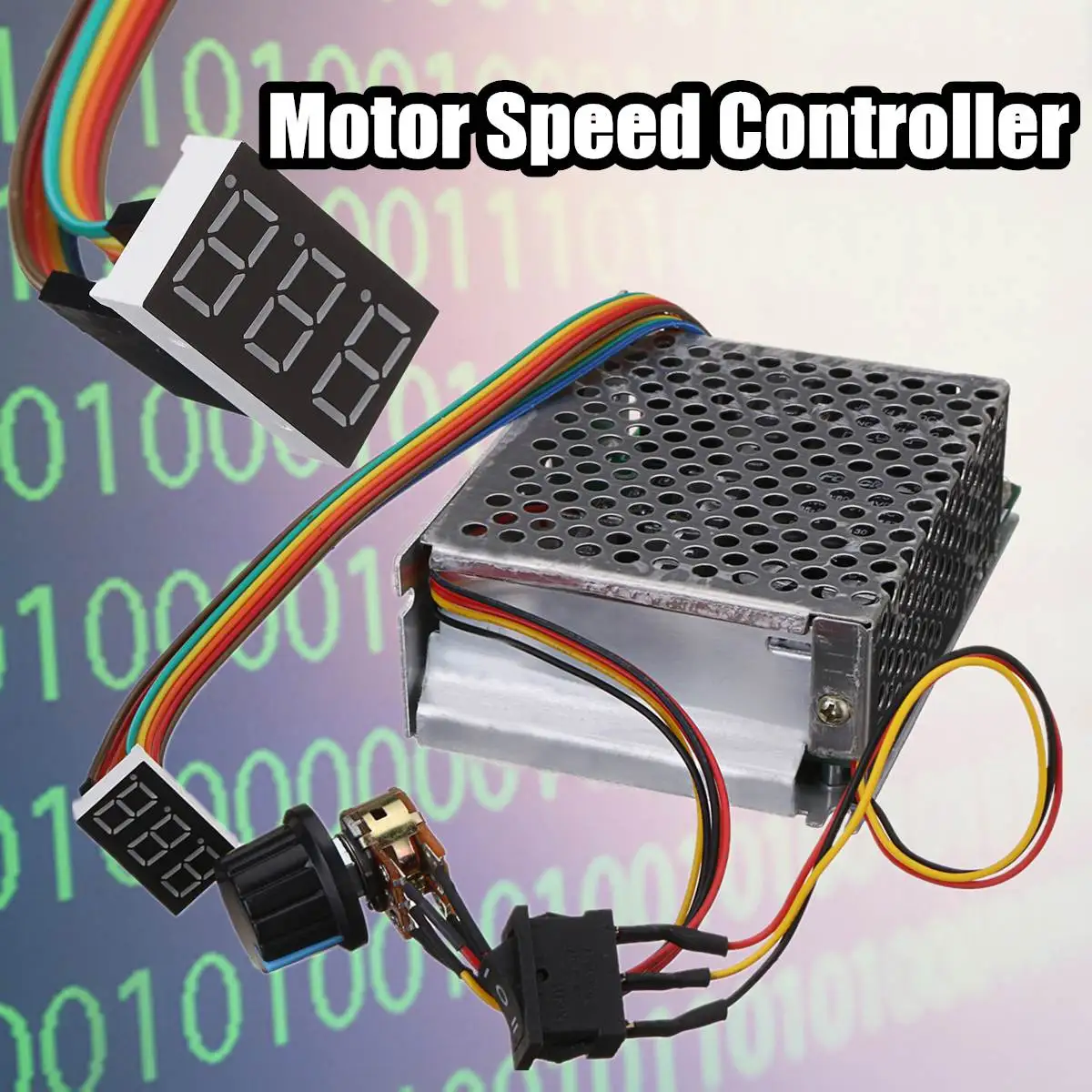 

1Pcs DC10-50V 60A 3000W Reversible DC Motor Speed Controller PWM Control 12V 24V 36V 48V Reversible Switch Digital Display