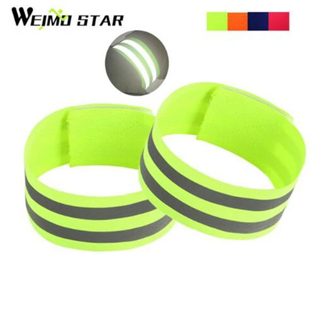Best Offers 2 pieces Cycling Bands Reflective Strip Night Riding Running Warning Bike Safety Tape wristband Outdoor Sports Harness belt Best Offers 2 pieces Cycling Bands Reflective Strip Night Riding Running Warning Bike Safety Tape wristband Outdoor Sports Harness belt