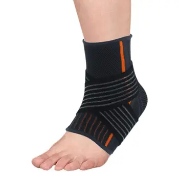 Warm Elastische Spandex Enkel Ondersteuning Sport Druk Brace Running Basketbal Oefening Enkel Anti-verstuikte Nylon Enkel Protector