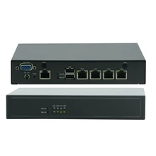 Mini pc промышленного управления celeron j1900 quad core сетевой безопасности настольных wan firewall многофункциональный маршрутизатор 4 gbe lan