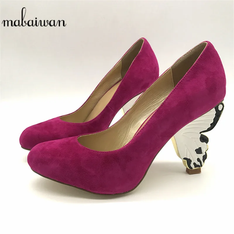 butterfly shoes heels
