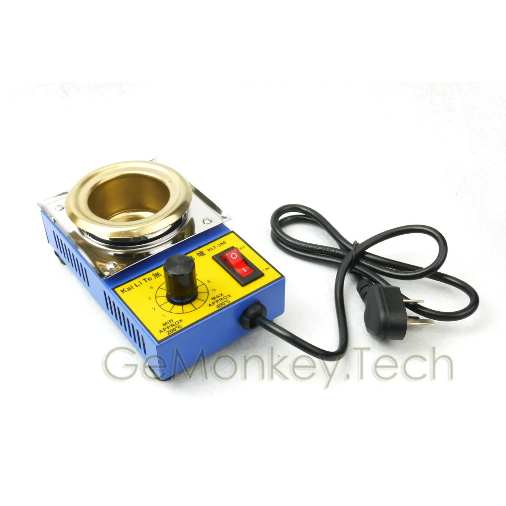 Solder Pot Soldering Desoldering Bath Titanium Plate 50mm 220V 150W