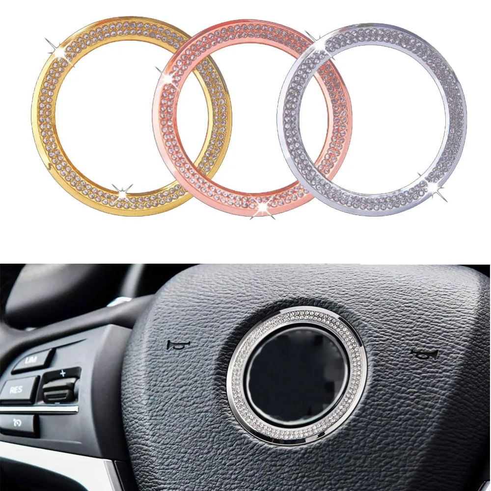 

1Pcs Car Steering Wheel Sticker Alloy Emblem Fit For bmw GT x1 x3 x5 x6