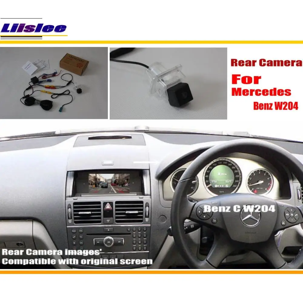 Car Back Up Parking Rear View Camera Sets For Mercedes Benz W204 C180 C200 C280 C300 C350 / RCA &amp Original Screen | Автомобили и